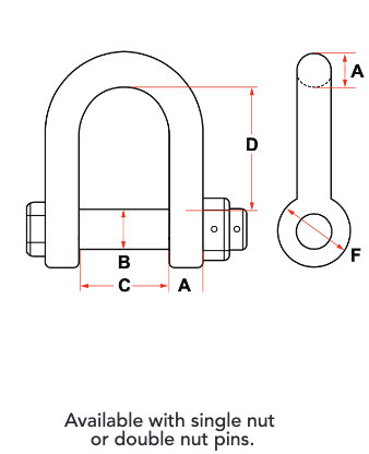 Towing Shackle (Wide Jaw)
