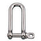 Shackle Long Chain 100% Stainless 316