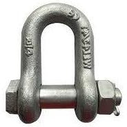 Shackle Chain Bolt w Cotter Galvanized Rated