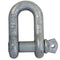 Screw Pin Galvanized Rated Chain Shackle