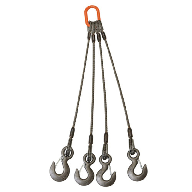 7/8 4 Leg Bridle Wire Rope Sling – Keystone Supplies