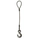 1" Single Leg Eye & Hook Wire Rope Sling